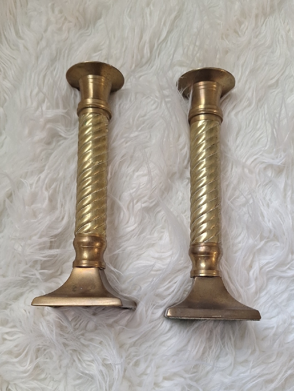 Gatco Vintage Brass Candle Sticks